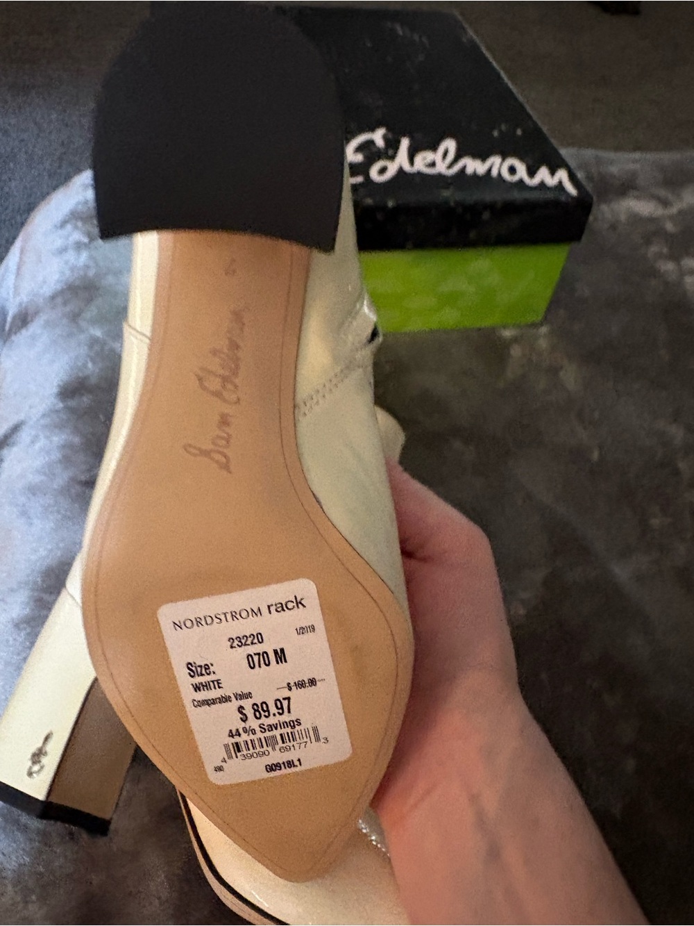 Brand new Sam Edelman cream mid boots. - Picture 7 of 8